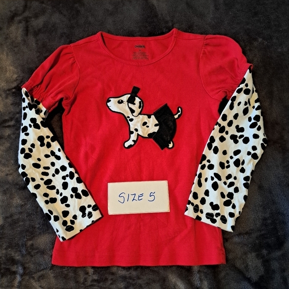 Gymboree girls size 5 & 5T dalmations 2 tops 1 pants - Picture 3 of 4